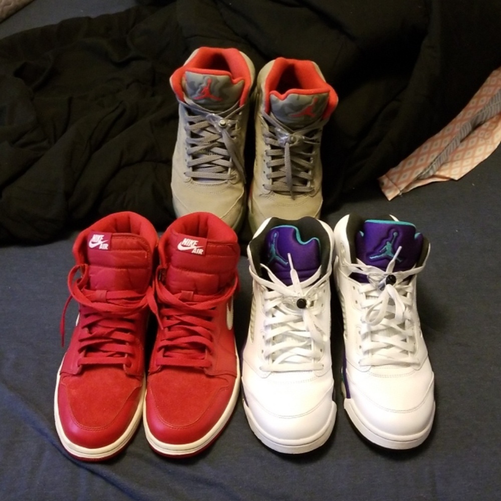 Jordan 1s and 5s